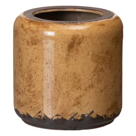 Plantador Castanho Cerâmica 14 x 14 x 14 cm de BigBuy Home, Jarrões - Ref: S8806516, Preço: 7,26 €, Desconto: %