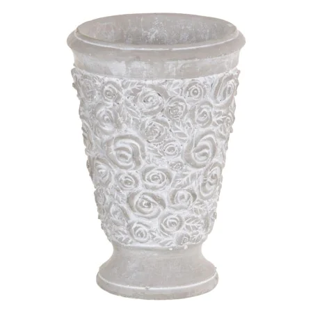 Planter Grey Cement 15,5 x 15,5 x 23 cm by BigBuy Garden, Cachepots - Ref: S8806541, Price: 10,32 €, Discount: %