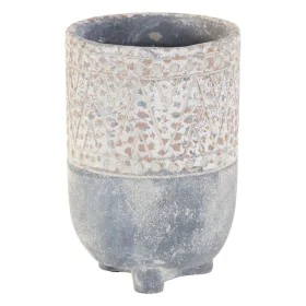 Cache-pot Gris Ciment 13 x 13 x 20 cm de BigBuy Garden, Cache-pots - Réf : S8806544, Prix : 6,88 €, Remise : %