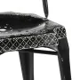 Chaise de Salle à Manger Noir 41 x 39 x 85 cm de BigBuy Home, Chaises - Réf : S8806572, Prix : 58,85 €, Remise : %