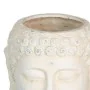 Cache-pot Crème Terre cuite Buda Oriental 14 x 14 x 15,5 cm de BigBuy Garden, Cache-pots - Réf : S8806574, Prix : 6,45 €, Rem...