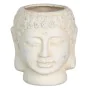 Cache-pot Crème Terre cuite Buda Oriental 14 x 14 x 15,5 cm de BigBuy Garden, Cache-pots - Réf : S8806574, Prix : 6,45 €, Rem...