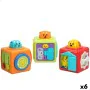 Gioco di Abilità per Bambini Winfun 3 Pezzi 8 x 24,5 x 8 cm (6 Unità) di Winfun, Cubi, piramidi e anelli componibili - Rif: S...