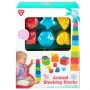 Blocs Empilables PlayGo 16 Pièces 4 Unités 10,5 x 9 x 10,5 cm de PlayGo, Formes à trier et à empiler - Réf : S8900032, Prix :...