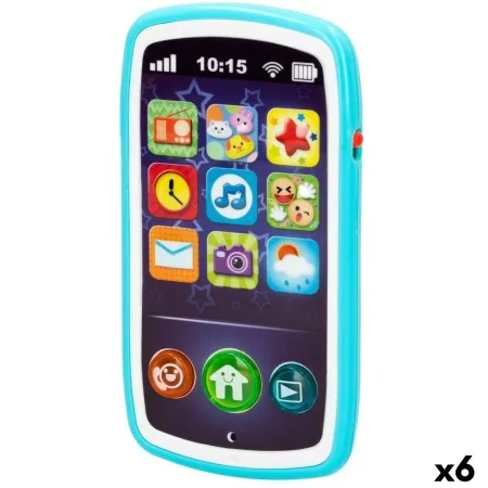 Toy telephone Winfun 7,5 x 14 x 2 cm (6 Units) by Winfun, Sound Toys - Ref: S8900034, Price: 53,39 €, Discount: %