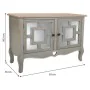 Hall de Entrada Alexandra House Living Cinzento Vidro Madeira de abeto Madeira MDF 36 x 56 x 83 cm de Alexandra House Living,...