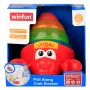 Giocattolo da trascinamento Winfun Granchio Plastica 19,5 x 17 x 21,5 cm (6 Unità) di Winfun, Giochi trainabili - Rif: S89000...