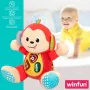 Soft toy with sounds Winfun Monkey 18 x 20,5 x 12,5 cm (6 Units) by Winfun, Animals and figures - Ref: S8900079, Price: 57,28...