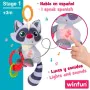 Rattle Cuddly Toy Winfun Racoon 14,5 x 20 x 9,5 cm (6 Units) by Winfun, Rattles and plush hoops - Ref: S8900113, Price: 57,28...