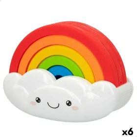 Geschicklichkeitsspiel für Babys PlayGo Regenbogen 6 Stücke 21,5 x 16 x 8,5 cm (6 Stück) von PlayGo, Sortier-, Stapel- & Stec...