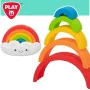 Geschicklichkeitsspiel für Babys PlayGo Regenbogen 6 Stücke 21,5 x 16 x 8,5 cm (6 Stück) von PlayGo, Sortier-, Stapel- & Stec...