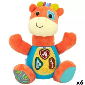 Peluche com Som Winfun Girafa 18 x 19 x 8,5 cm (6 Unidades) de Winfun, Animais e figuras - Ref: S8900138, Preço: 71,61 €, Des...