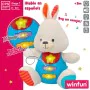 Peluche com Som Winfun Coelho 17 x 17,5 x 10 cm (6 Unidades) de Winfun, Animais e figuras - Ref: S8900140, Preço: 71,61 €, De...