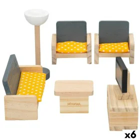 Comedor para casa de muñecas Woomax (6 Unidades) de Woomax, Accesorios para casas de muñecas - Ref: S8900214, Precio: 46,90 €...