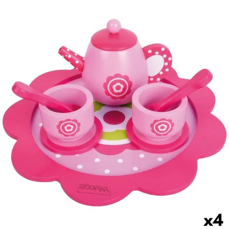 Juego de Té Woomax Juguete 9 Piezas (4 Unidades) de Woomax, Juegos de té - Ref: S8900223, Precio: 21,16 €, Descuento: %