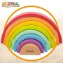 Child's Wooden Puzzle Woomax Rainbow 8 Pieces 4 Units by Woomax, Jigsaw puzzles and brainteasers - Ref: S8900224, Price: 52,7...