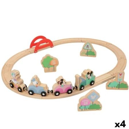 Vehicle Playset Disney 18 Pieces 37 x 7,5 x 3 cm 4 Units by Disney, Trains and vehicles on rails - Ref: S8900228, Price: 87,5...