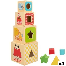 Stacking Blocks Disney 8 Pieces 4 Units 12,2 x 12,2 x 12,2 cm by Disney, Sorting, Stacking & Plugging Toys - Ref: S8900256, P...