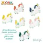 Puzzle di Legno per Bambini Mr. Wonderful Unicorno + 3 anni 3 Pezzi (12 Unità) di Mr. Wonderful, Puzzle inseribili e puzzle -...