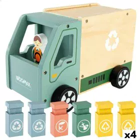 Garbage Truck Woomax Toy 8 Pieces 24 x 15 x 13,5 cm (4 Units) by Woomax, Lorries - Ref: S8900322, Price: 52,34 €, Discount: %