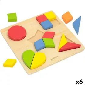 Child's Wooden Puzzle Woomax Shapes + 12 Months 16 Pieces (6 Units) by Woomax, Jigsaw puzzles and brainteasers - Ref: S890032...