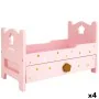 Lit Woomax Rose 4 Unités 31 x 20 x 16 cm de Woomax, Accessoires pour poupées bébé - Réf : S8900330, Prix : 66,83 €, Remise : %