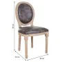 Silla de Comedor Alexandra House Living Gris 100 % poliéster 46 x 96 x 48 cm de Alexandra House Living, Sillas - Ref: D163132...