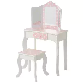 Toletta con Sgabello Teamson Rosa Bianco Pois 63 x 100 x 29 cm di Teamson, Tolette - Rif: S8900359, Prezzo: 92,81 €, Sconto: %