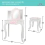 Tocador Com Banqueta Teamson Cor de Rosa Branco Lunares 63 x 100 x 29 cm de Teamson, Toucadores - Ref: S8900359, Preço: 84,99...