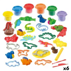 Juego de Plastilina PlayGo Dinosaurios (6 Unidades) de PlayGo, Arcilla y plastilina - Ref: S8900378, Precio: 49,44 €, Descuen...