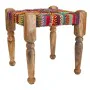 Stool Alexandra House Living Red Wood Thread 38 x 38 x 38 cm by Alexandra House Living, Sofas and chairs - Ref: D1631325, Pri...