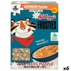 Puzzle Colorbaby Kellogg's Frosties 300 Peças 6 Unidades 60 x 45 x 0,1 cm de Colorbaby, Puzzles - Ref: S8900392, Preço: 18,38...