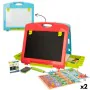 Doppelseitige Tafel Colorbaby 34 x 31 x 29 cm 2 Stück 34 x 31 x 29 cm von Colorbaby, Kreidetafeln und Marker - Ref: S8900400,...