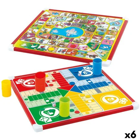 Parchís and Oca Board Colorbaby 32 x 32 x 1 cm (25 Pieces) (6 Units) by Colorbaby, Games with counters - Ref: S8900418, Price...