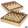 Chess and Checkers Board Colorbaby Drawer Wood (4 Units) by Colorbaby, Traditional games - Ref: S8900434, Price: 65,26 €, Dis...