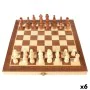 Chess Colorbaby Wood (6 Units) by Colorbaby, Traditional games - Ref: S8900435, Price: 77,33 €, Discount: %