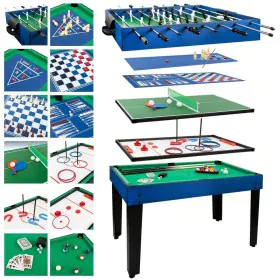 Table multi-jeux Colorbaby 12 en 1 107 x 83,5 x 61 cm de Colorbaby, Baby-foots - Réf : S8900436, Prix : 158,61 €, Remise : %