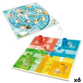 Jeu de petit chevaux et de l'oie Colorbaby 25 x 1 x 25 cm (25 Pièces) (6 Unités) de Colorbaby, Jeux avec jetons - Réf : S8900...