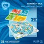 Tabellone per Parcheesi e Gioco dell'Oca Colorbaby 25 x 1 x 25 cm (25 Pezzi) (6 Unità) di Colorbaby, Giochi a gettoni - Rif: ...