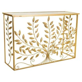 Hall de Entrada Alexandra House Living Dourado Metal Vidro Madeira MDF 40 x 80 x 120 cm de Alexandra House Living, Jogos de m...