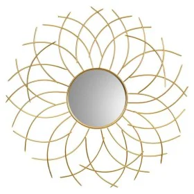 Wall mirror Alexandra House Living Golden Metal Glass 3 x 89 x 89 cm by Alexandra House Living, Wall-Mounted Mirrors - Ref: D...