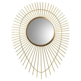 Espelho de parede Alexandra House Living Dourado Metal Vidro 6 x 105 x 77 cm de Alexandra House Living, Espelhos de parede - ...