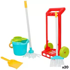 Cleaning Trolley with Accessories Colorbaby 5 Pieces Toy 24,5 x 43,5 x 15 cm (20 Units) by Colorbaby, Household Toys - Ref: S...