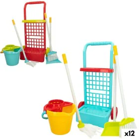 Carrello delle Pulizie con Accessori Colorbaby Giocattolo 5 Pezzi 30,5 x 55,5 x 19,5 cm (12 Unità) di Colorbaby, Elettrodomes...