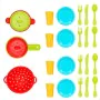 Conjunto de Louça Infantil Colorbaby Brinquedo Escorredor 26 Peças (12 Unidades) de Colorbaby, Utensílios de cozinha - Ref: S...