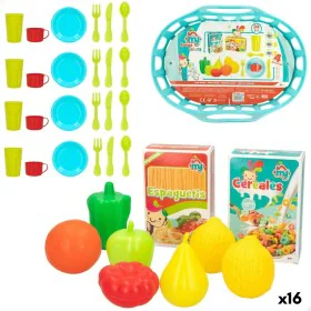 Kit aus Spielzeuglebensmittel Colorbaby Geschirr und Küchenutensilien 34 Stücke 33 Stücke (16 Stück) von Colorbaby, Lebensmit...