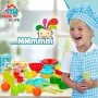 Conjunto de Alimentos de Brincar Colorbaby Equipamentos e utensílios de cozinha 31 Peças (6 Unidades) de Colorbaby, Alimentos...