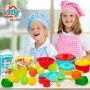 Conjunto de Alimentos de Brincar Colorbaby Equipamentos e utensílios de cozinha 31 Peças (6 Unidades) de Colorbaby, Alimentos...