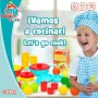 Conjunto de Alimentos de Brincar Colorbaby Equipamentos e utensílios de cozinha 31 Peças (6 Unidades) de Colorbaby, Alimentos...