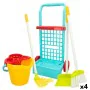 Reinigungswagen mit Zubehör Colorbaby My Home 30,5 x 55,5 x 19,5 cm (4 Stück) von Colorbaby, Haushaltsspielzeug - Ref: S89005...